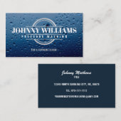 Slogans de lavage de pression Cartes de visite (Devant / Derrière)