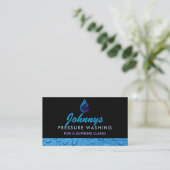 Slogans de lavage de pression Cartes de visite (Debout devant)