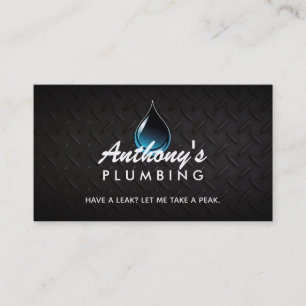 Slogans de plomberie Cartes de visite