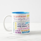 Slogans de récupération Café Mug (Gauche)
