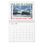 slogans de récupération en 12 étapes calendrier 25 (Jan 2027)