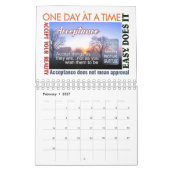 slogans de récupération en 12 étapes calendrier 25 (Feb 2027)