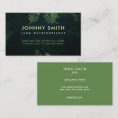 Slogans de soins de pelouse personnalisables Carte (Devant / Derrière)