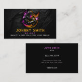 Slogans de souder Carte de visite (Devant / Derrière)