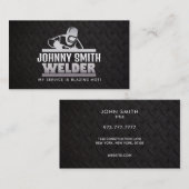 Slogans de souder Carte de visite (Devant / Derrière)