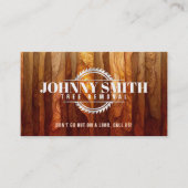 Slogans de suppression de souche d'arbre Cartes de (Devant)