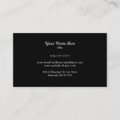 Slogans de toit Carte de visite (Dos)