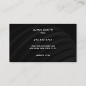 Slogans des opérateurs de grue Cartes de visite (Dos)