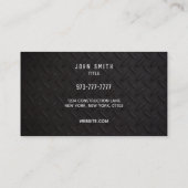 Slogans d'excavateur Cartes de visite (Dos)