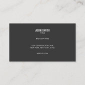 Slogans Drywall Cartes de visite (Dos)