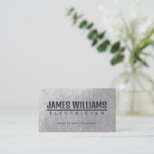 Slogans électriciens Cartes de visite (Debout devant)