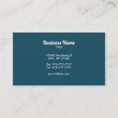 Slogans en podcast carte de visite (Dos)