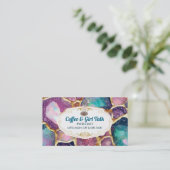 Slogans en podcast carte de visite (Debout devant)