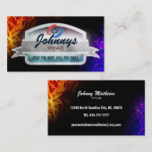 Slogans HVAC Cartes de visite (Devant / Derrière)