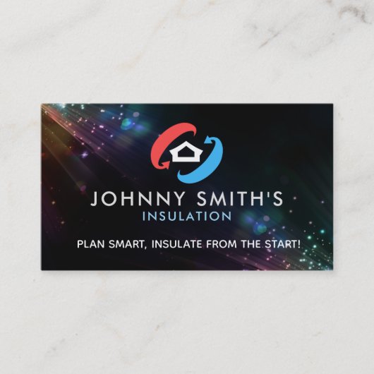 Slogans isolants Cartes de visite (Devant)