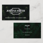 Slogans paysagers Cartes de visite (Devant / Derrière)