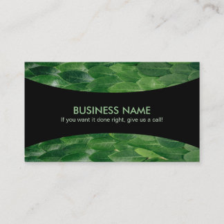 Slogans paysagers Cartes de visite