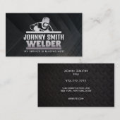 Slogans soudeurs personnalisables Cartes de visite (Devant / Derrière)