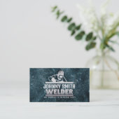 Slogans soudeurs personnalisables Cartes de visite (Debout devant)