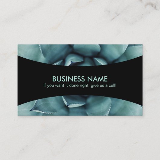 Slogans Succulents Cartes de visite (Devant)