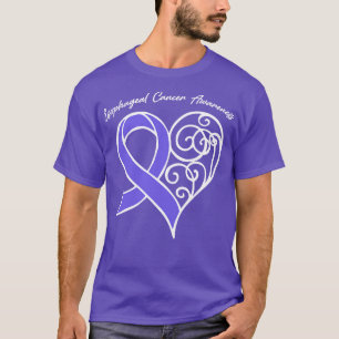 Slokdarmkanker bewustzijn hartlint Gift Vale T-shirt