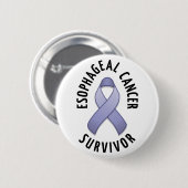 Slokdarmkanker overlevende Button (Voorkant /achterkant)