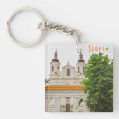 Slonim Belarus Architecture City Cathedral Sleutelhanger (voorkant)