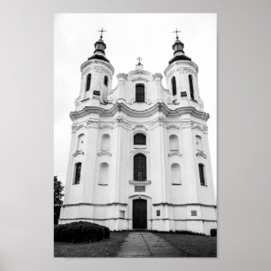 Slonim Wit-Rusland Architectuur Stad Kathedraal Poster