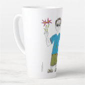 'Slooky' - "Tout va bien !" Tasse latte (Angle gauche)