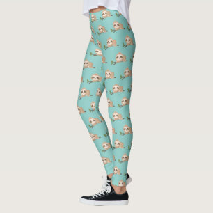 sloomblauw leggings