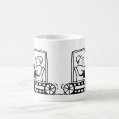 Sloop aannemer met Bulldozer Coffee Mok (Center)