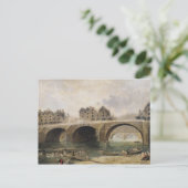 Sloop van de huizen briefkaart (Staand voorkant)