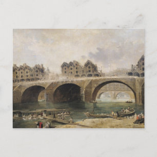 Sloop van de huizen briefkaart