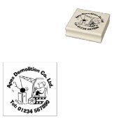 Sloopaannemersbedrijf. Rubberstempel (Gestempeld)