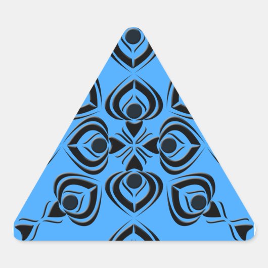 Slooppaden Driehoek Sticker (Voorkant)