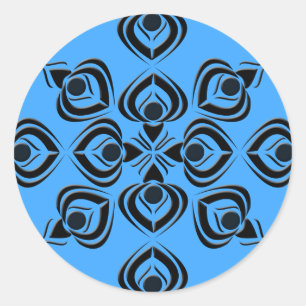 Slooppaden Ronde Sticker