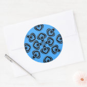 Slooppaden Ronde Sticker (Envelop)