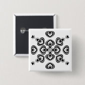 Slooppaden Vierkante Button 5,1 Cm (Voorkant /achterkant)