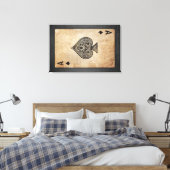 Sloopschoppen werpen kussen canvas afdruk (Insitu (Slaapkamer))