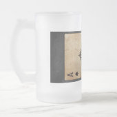 Sloopschoppen werpen kussen matglas bierpul (Links)