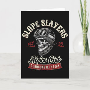 Slope Slayers Freestyle Skiën Skiërs Winter Avontu Kaart