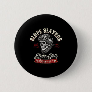 Slope slayers freestyle skisporters winter ronde button 5,7 cm