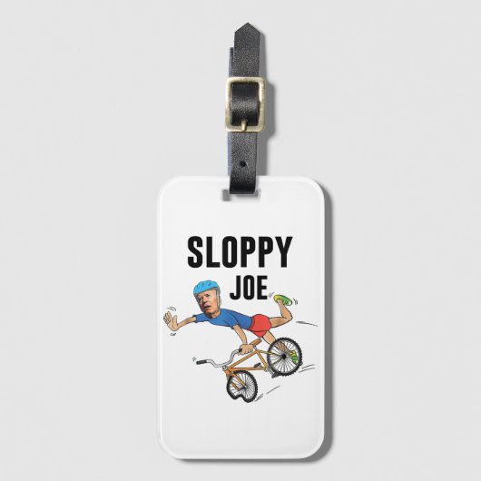 Sloppy Joe Tee Running the Country Is Like Riding Bagagelabel (Voorkant (verticaal))