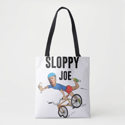 Sloppy Joe Tee Running the Country Is Like Riding Draagtas (Voorkant)