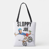 Sloppy Joe Tee Running the Country Is Like Riding Draagtas (Achterkant)