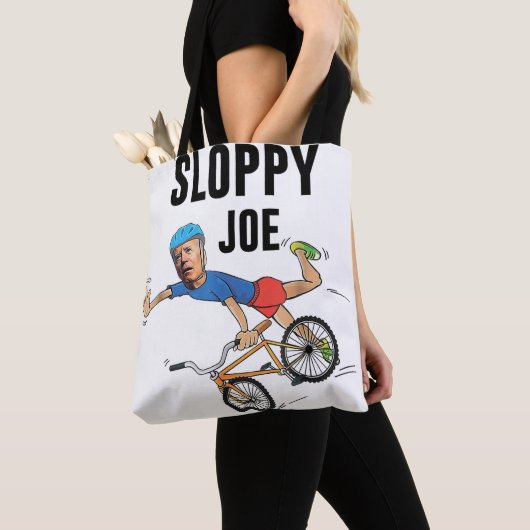 Sloppy Joe Tee Running the Country Is Like Riding Draagtas (Dichtbij)