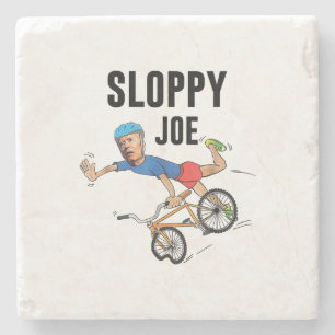 Sloppy Joe Tee Running the Country Is Like Riding Stenen Onderzetter