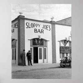 Sloppy Joe's Bar, 1938.  foto Poster