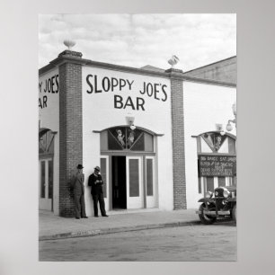 Sloppy Joe's Bar, 1938.  foto Poster