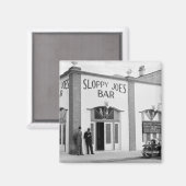 Sloppy Joe's Bar, Key West, jaren '30 Magneet (Voorkant / Achterkant)